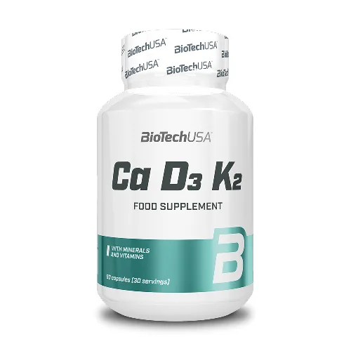 Ca-D3-K2 90cps. Biotech USA