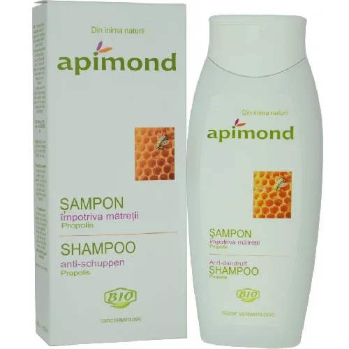 Sampon Impotriva Matretii cu Propolis Bio 250ml Apimond