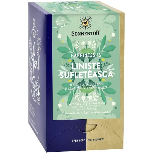 Ceai Happiness is...Liniste Sufleteasca Eco 18dz Sonnentor