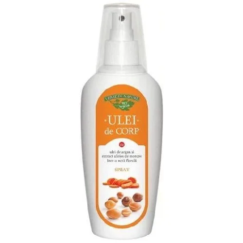 Ulei de Corp Spray Argan&Morcov 200ml Verre de Nature