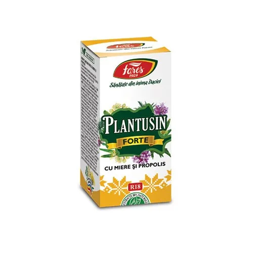 Sirop Plantusin Forte cu Miere, Vitamina C si Propolis 100ml Far