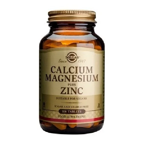 Calcium, Magnesium, Zinc 100tab Solgar