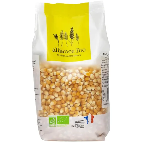 Porumb pentru Popcorn Eco 500g Alliance Bio