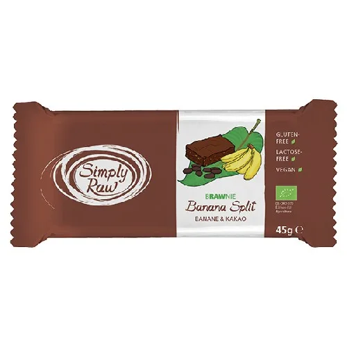 Brawnie Banana Split Raw Bio 45g Simply Raw