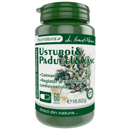 Usturoi & paducel & vasc 60cps Pro Natura