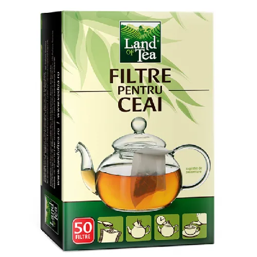 Filtre pentru Ceai 50buc Land of Tea