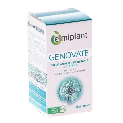 Genovate Crema Antirid de Zi SPF15 50ml Elmiplant