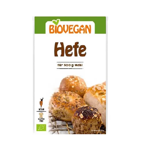 Drojdie Uscata Activa fara Gluten si Lactoza 9g Rapunzel