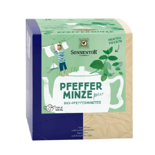 Ceai Premium -Menta Pur-12filtre piramidale Sonnentor