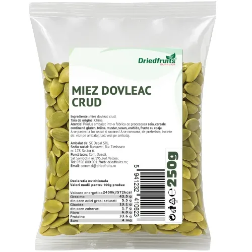 Miez Dovleac Crud 250gr Depal