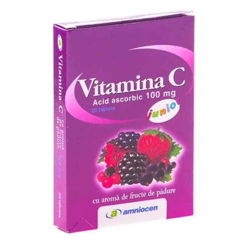 Vitamina C 180mg Fructe De Padure Amniocen