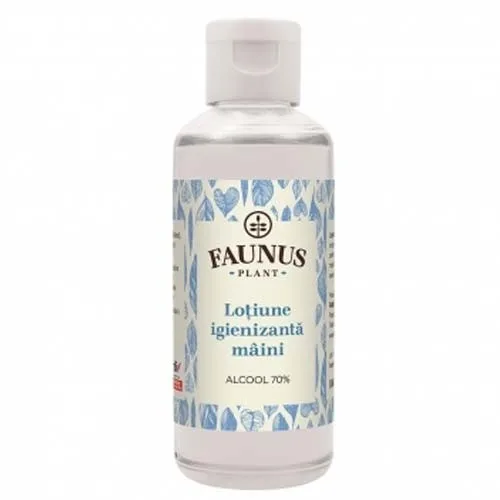 Lotiune Igienizanta Maini 70% Alcool, 100ml, Faunus Plant