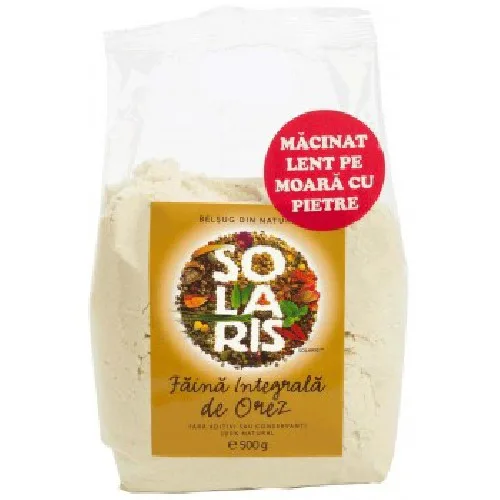 Faina Integrala de Orez 500gr Solaris