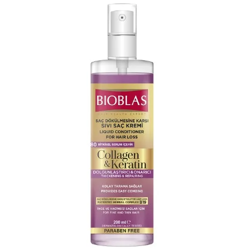 Balsam lichid pentru par cu Collagen, 200ml, Bioblas