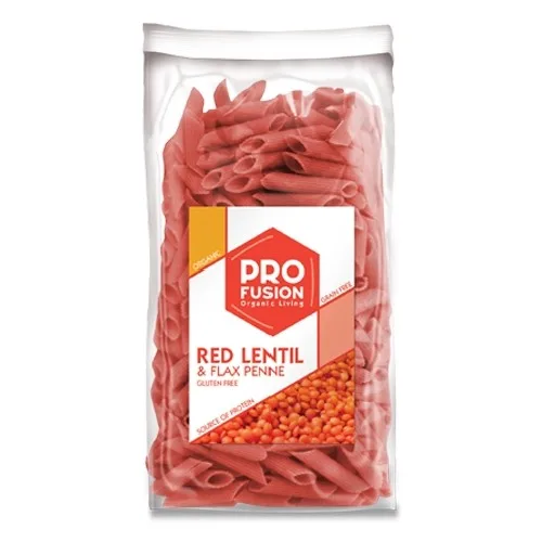 Penne din Linte Rosie si Seminte de In Bio 300gr Profusion
