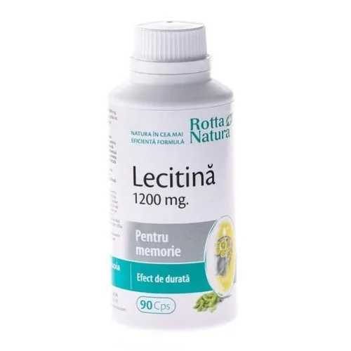 Lecitina 1200mg 90cps Rotta Natura