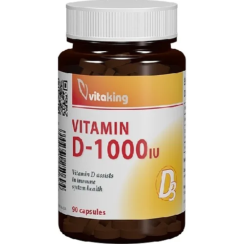 Vitamina D 1000UI  90cps Vitaking