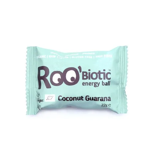 ROObiotic Bila energizant cu Probiotice -Cocos si Guarana Bio 22