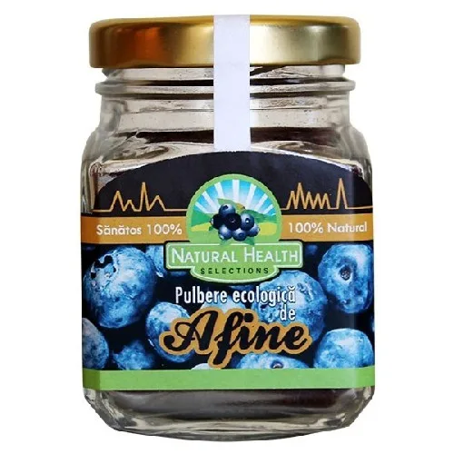 Afine Pulbere Raw Bio 35gr Natural Health