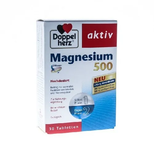 Magneziu Aktiv 500mg 30tab Doppel Herz