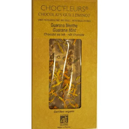 Ciocolata cu Guarana si Menta 100gr ChocFleur