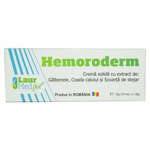Hemoroderm Supozitoare 10buc Laur Med