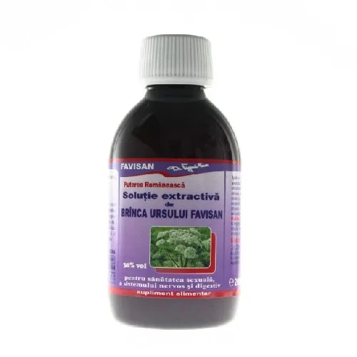 Solutie Extractiva de Branca Ursului 200ml Favisan