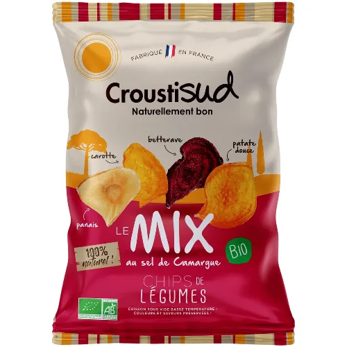 Chipsuri Mix de 4 Legume Eco 90g Croustisud