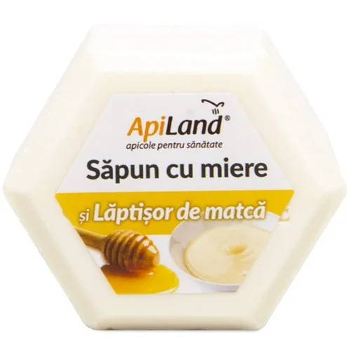 Sapun Cu Miere si Laptisor De Matca, 100g,  Apiland
