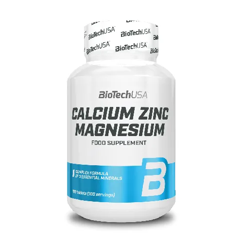 Calcium Zinc Magnezium 100tbl. BiotechUSA