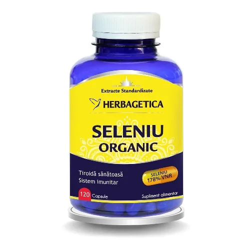 Seleniu Organic 120cps Herbagetica 
