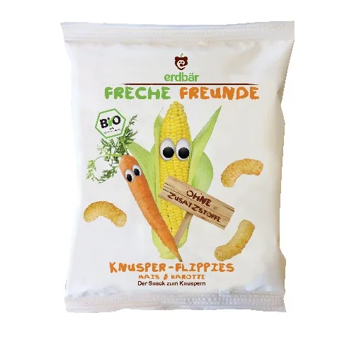 Pufuleti din Porumb si Morcov Bio 25gr Erdbar
