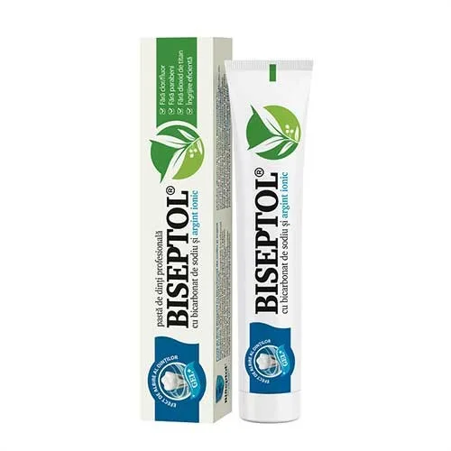 Biseptol Pasta Dinti cu Argint Ionic si Bicarbonat  75ml Dacia P