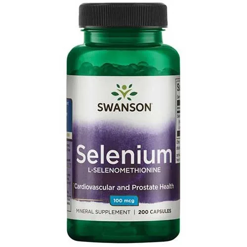 Seleniu Organic 100mcg 200cps, Swanson