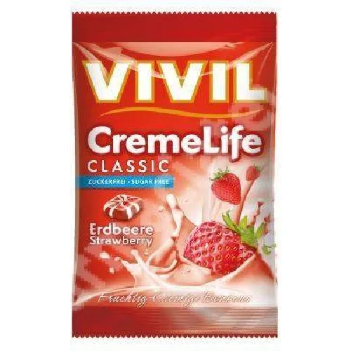 Creme Life Capsuni Fara Zahar 40gr Vivil