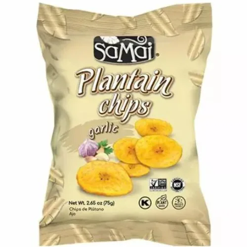 Chips de Banane cu usturoi, 75 g