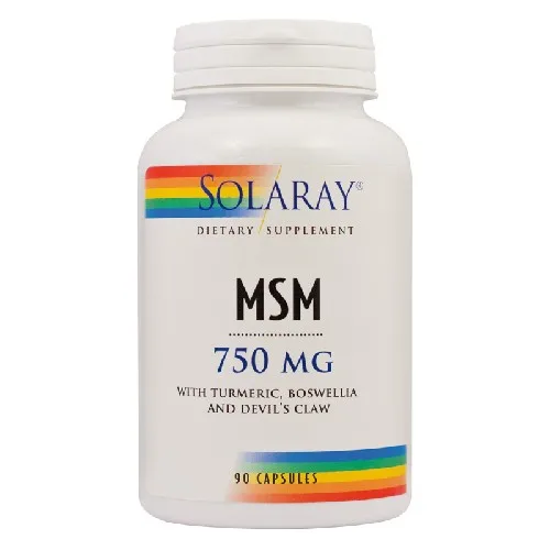 Msm 750mg, 90cps, Solaray