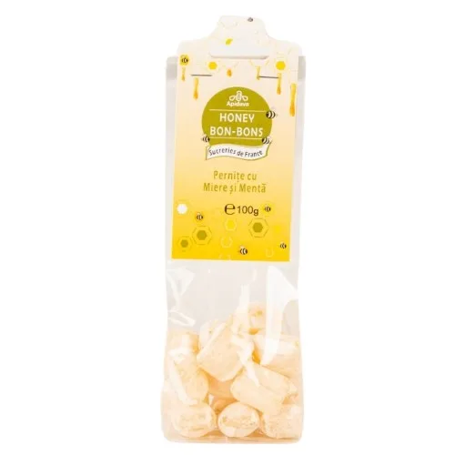 Pernite cu Miere si Menta, 100g, Apidava