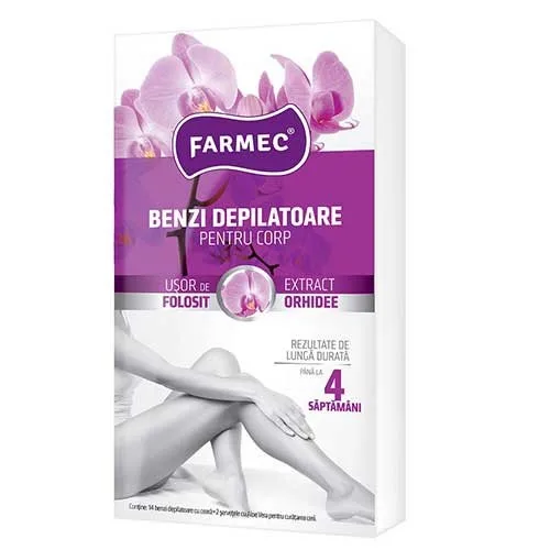 Benzi Depilatoare pt Corp Orhidee Farmec