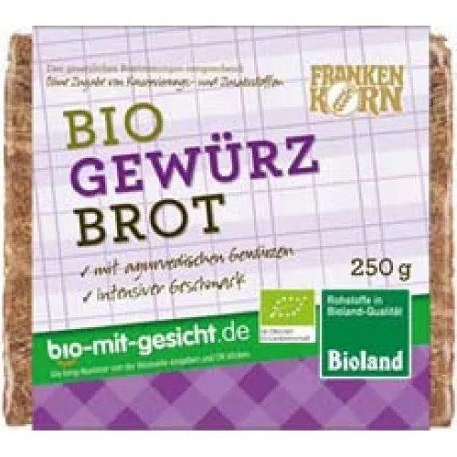 Paine cu condimente, 250g, FrankenKorn