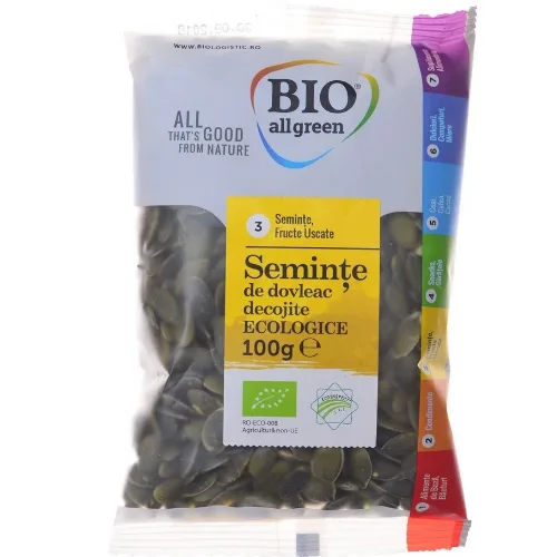 Seminte de Dovleac Decojite Eco 100gr Bio Allgreen