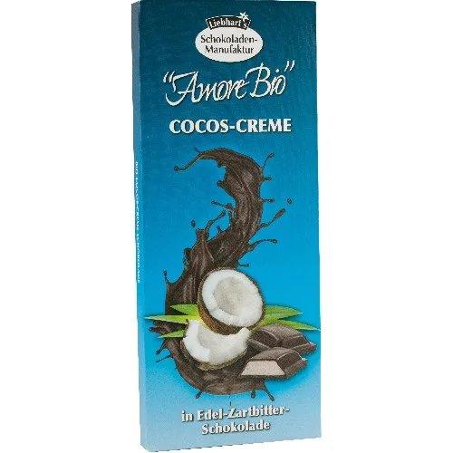 Ciocolata Amaruie Fina cu Crema de Cocos Eco, 100gr, Pronat