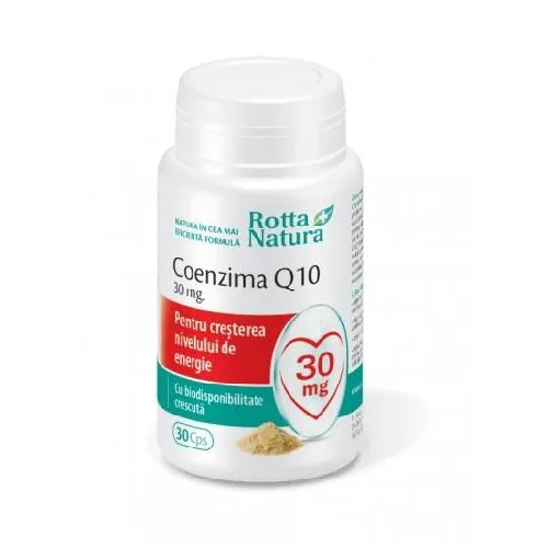 Coenzima Q10 30mg 30cps Rotta Natura