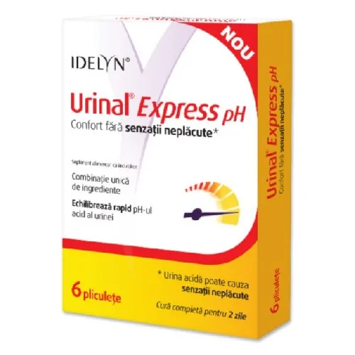 Urinal Express pH, 6plic, Idelyn