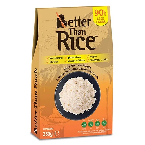 Orez din Konjac, fara Clatire, 250g, Better Than Foods
