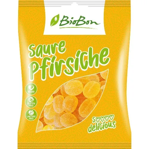 Jeleuri piersici acrisoare Fara Gluten, 100g, BioBon