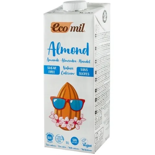 Bautura Migdale Calciu Fara Zahar Eco 1l Ecomil