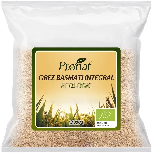 Orez Integral Basmati, 350gr, Pronat 