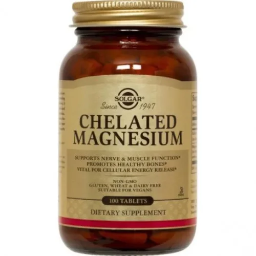 Chelated  Magnesium 100mg 100cpr Solgar