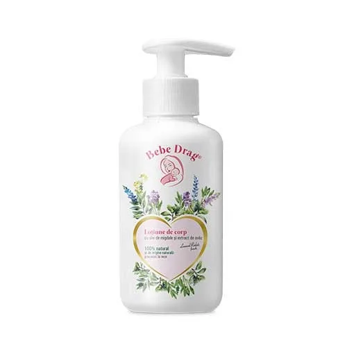 Lotiune Corp Bebe Drag cu Ulei Migdale 250ml Vivanatura